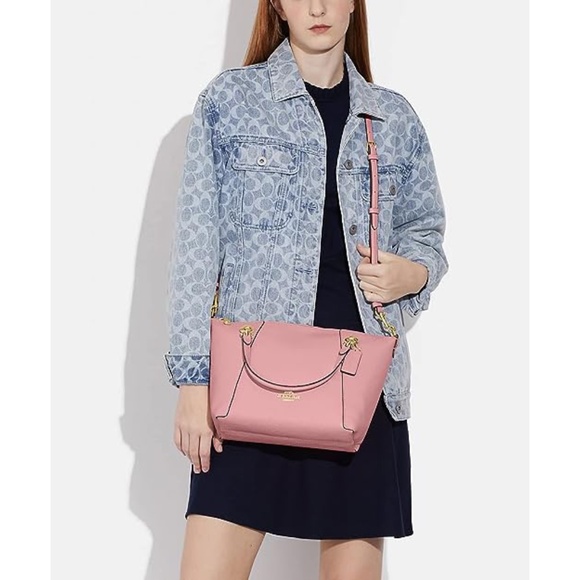 COACH Kacey Satchel Crossbody - True Pink - Picture 5 of 9